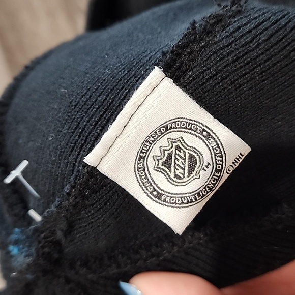 BNWT Vintage Roger Edwards Sport NHL Edmonton Oilers Printed Cotton Beanie - Picture 4 of 6